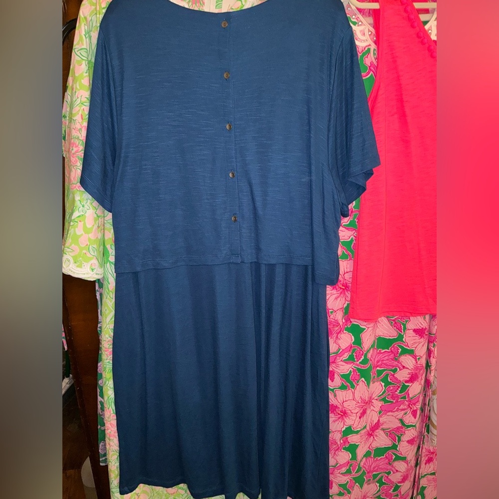 J. Jill NWT Knit Dress Seaside Size 3X - Picture 6 of 8